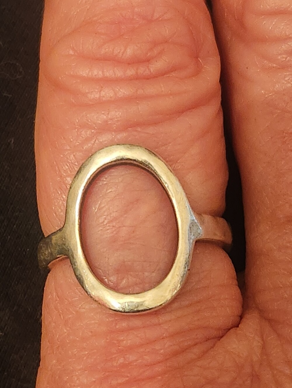 .925 Sterling Silver KARMA Ring Size 6
